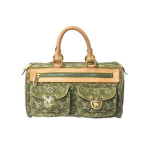 Louis Vuitton Neo Speedy handbag khaki Green monogram denim